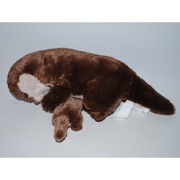 IKEA Soft Toy Plush Otter with Baby – Brown – Stuffed Animal – Pre‑Owned - Picture 4 of 4